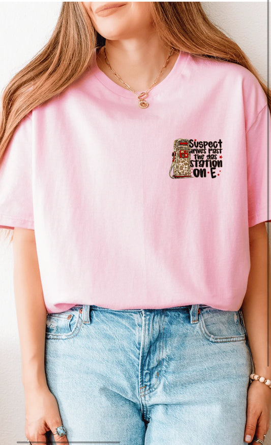 Suspect Drives Past The Gas Station On E