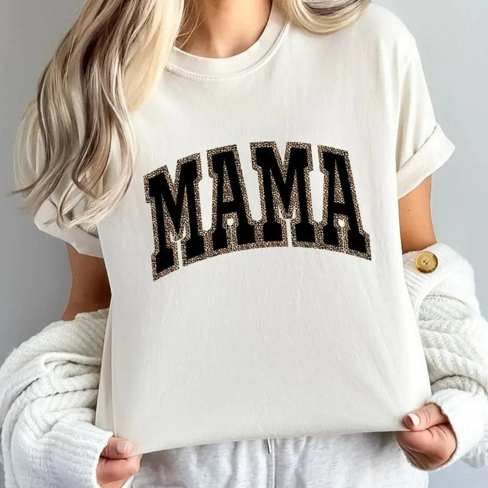 Leopard Mama Graphic T-Shirt K's Krafty Barn