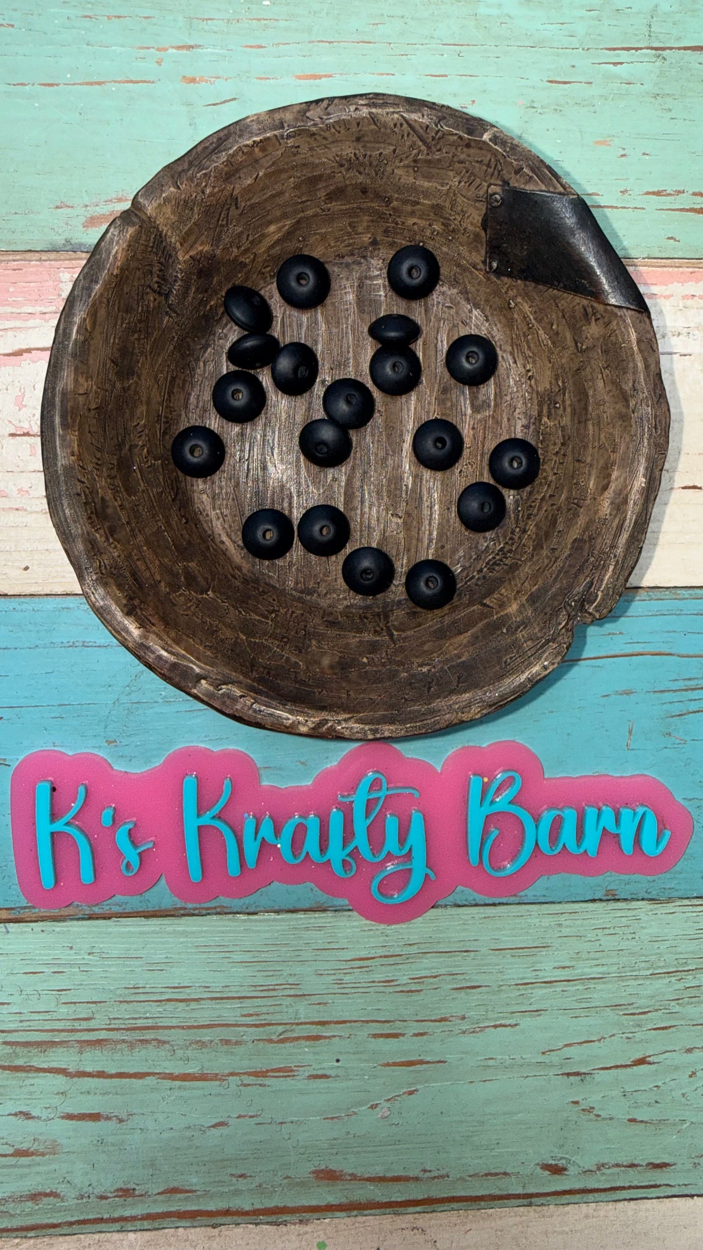 Wholesale 12mm Silicone Lentil spacers for beadable items-20pk