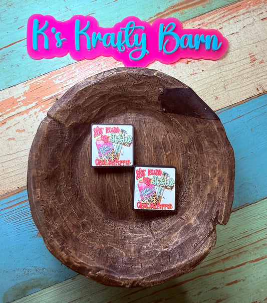 Wholesale Silicone Focal Bead- She runs on Jesus and DP