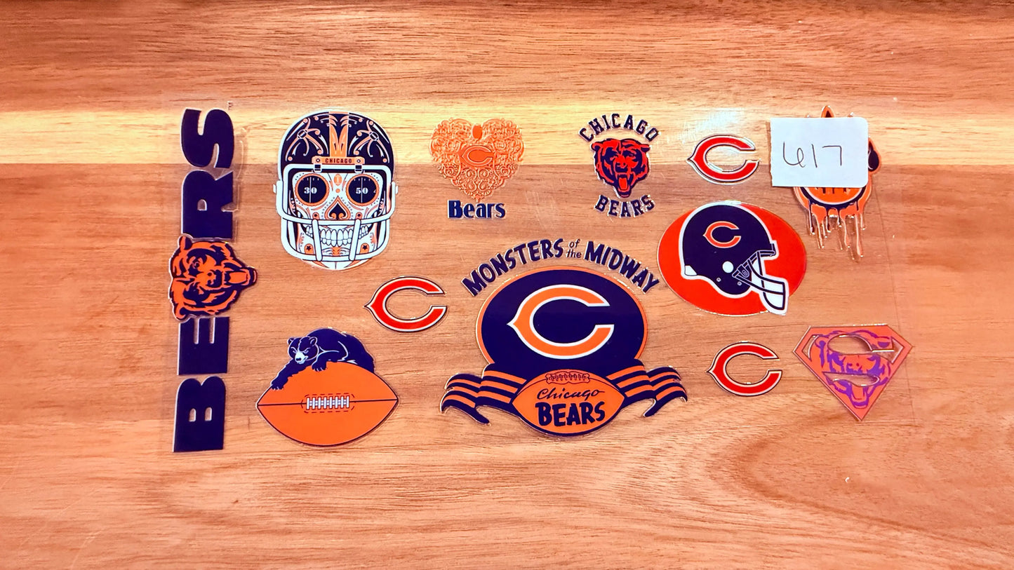 #617 Chicago Bears Football K's Krafty Barn