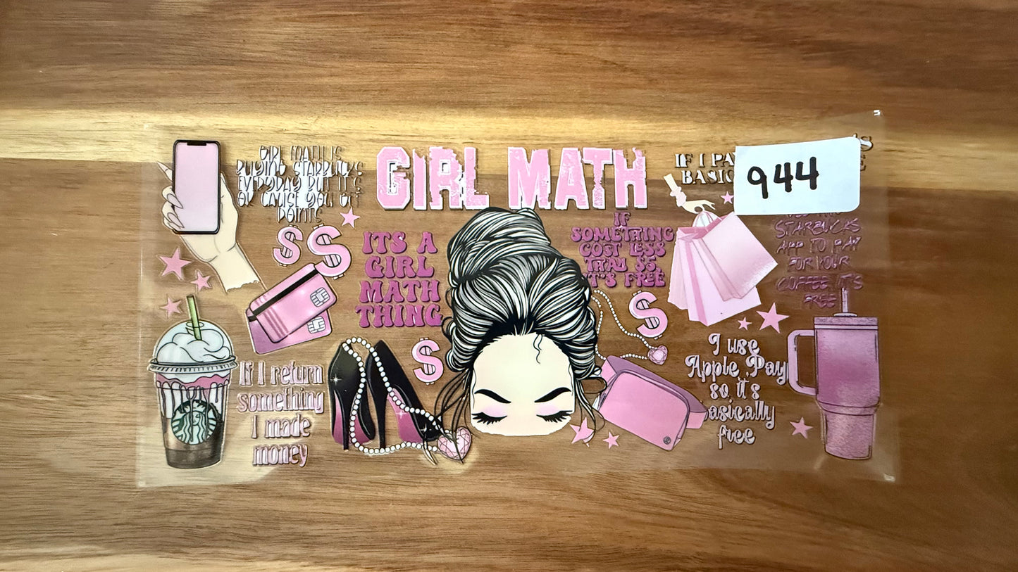 #944 Girl Math
