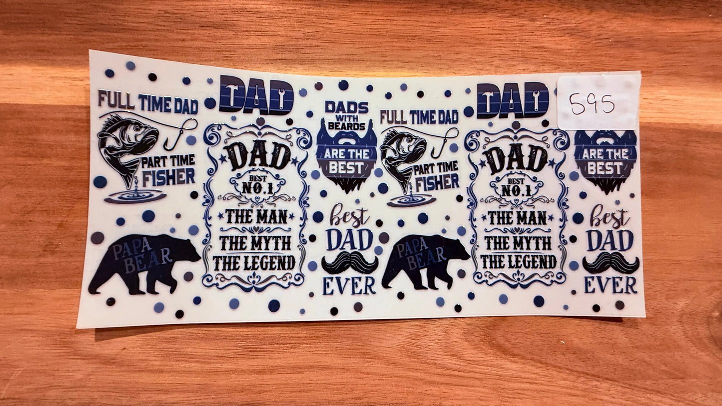 #595 Dads with Beards K's Krafty Barn