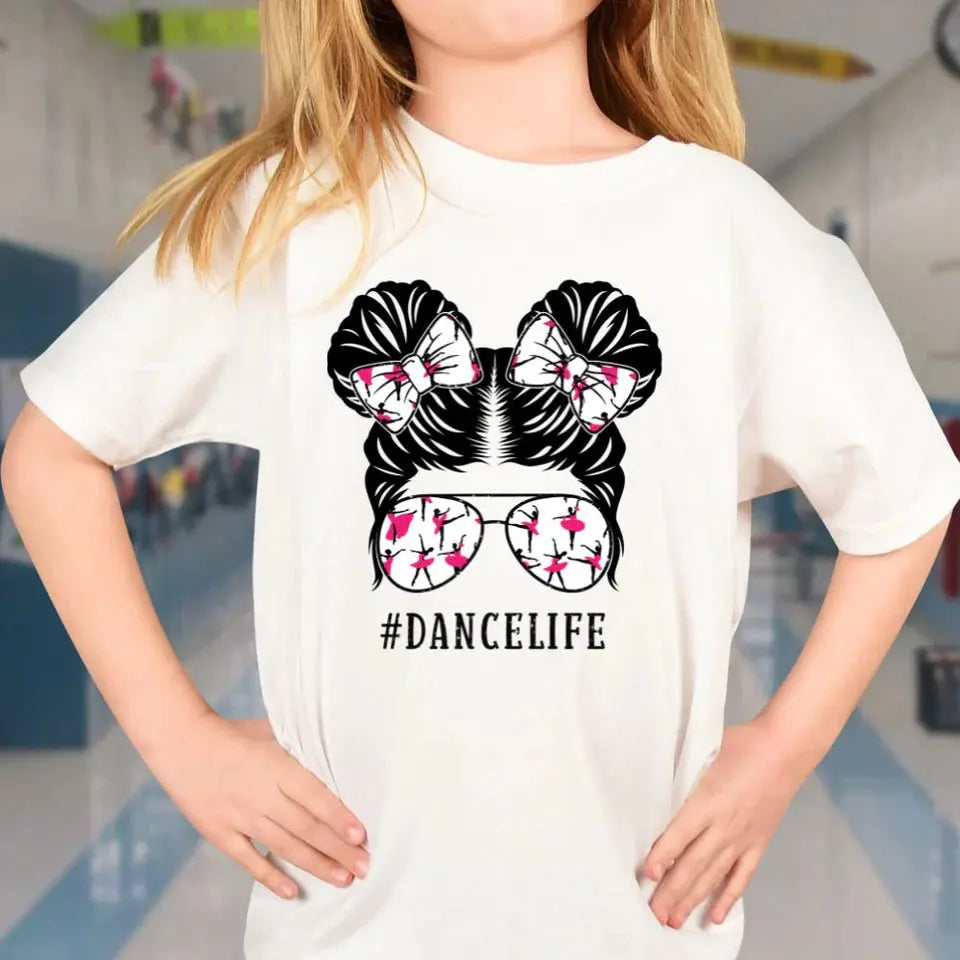 Kids Dance Life Shirt | Youth Dancer Graphic Tee | Little Dancer Shirt K's Krafty Barn