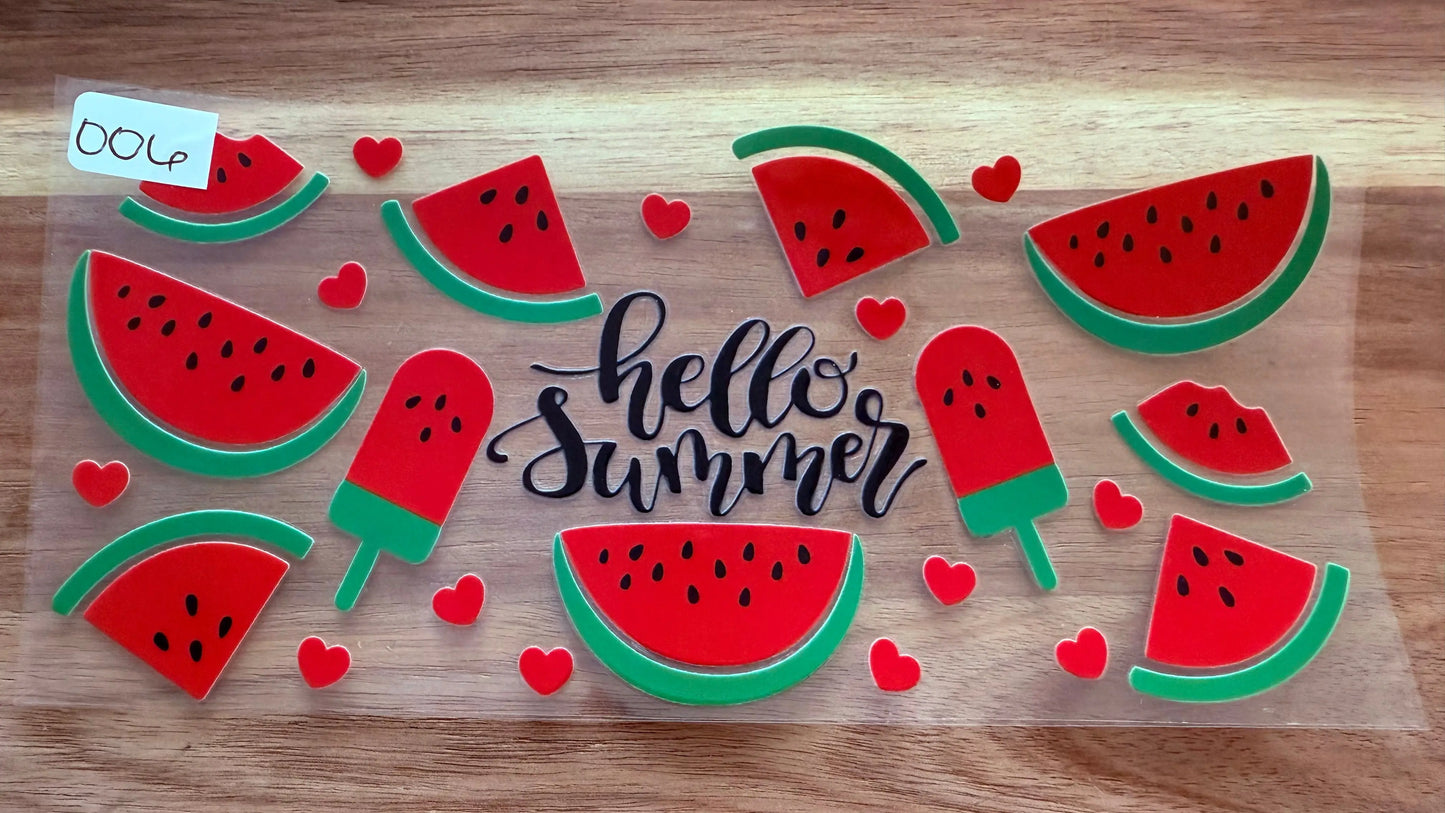 #6 Hello Summer- Watermelons K's Krafty Barn