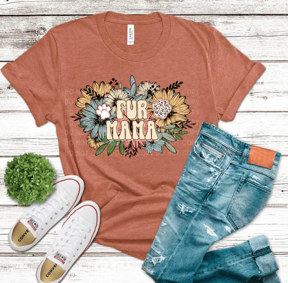 Fur Mama flowers K's Crafty Vibes Co.