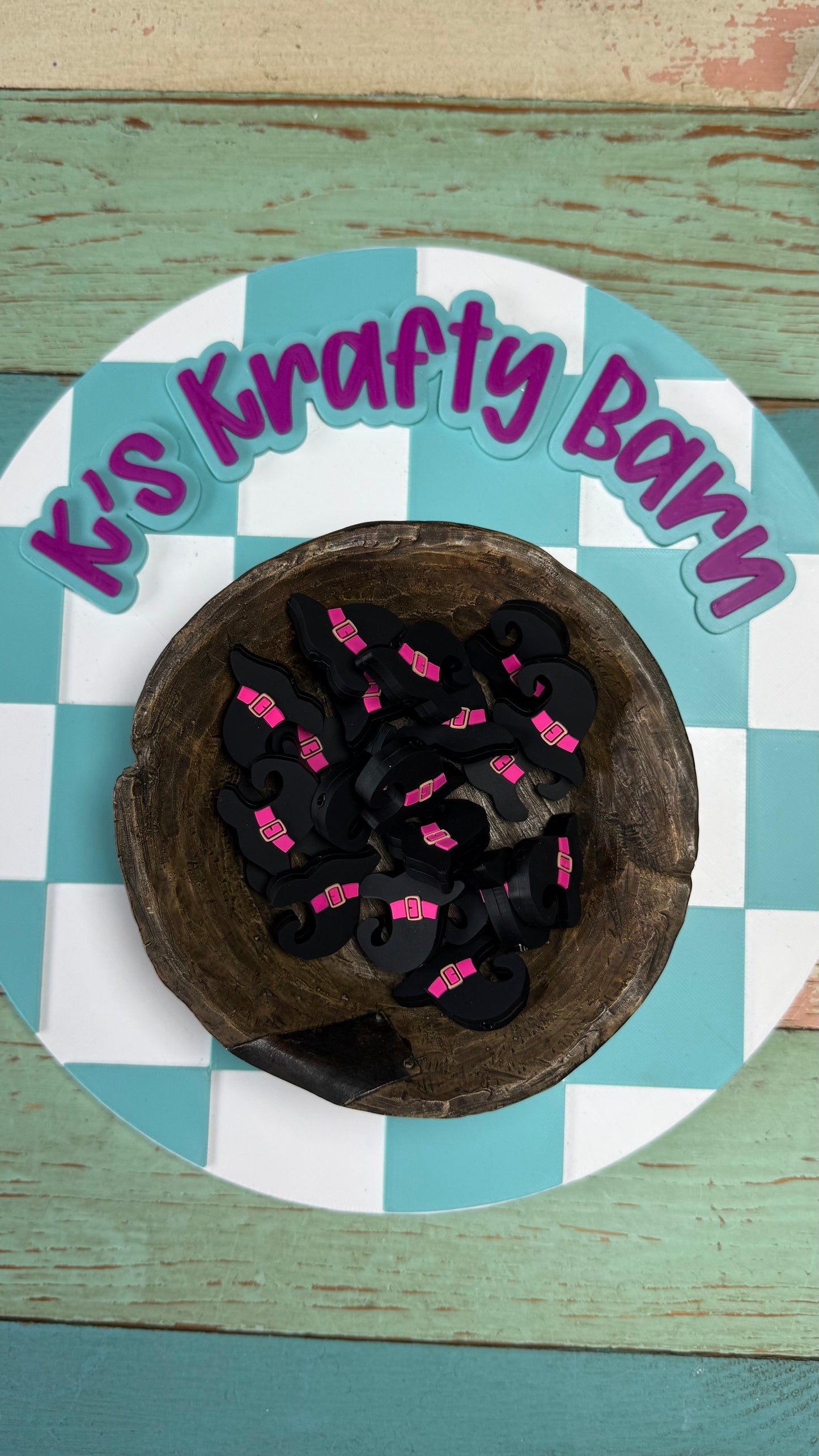 Halloween Silicone Focal Bead- Witches hat