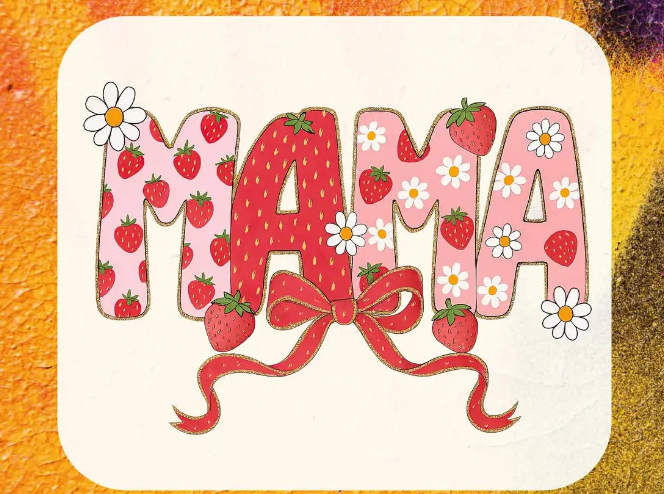 Mama-strawberries K's Crafty Vibes Co.