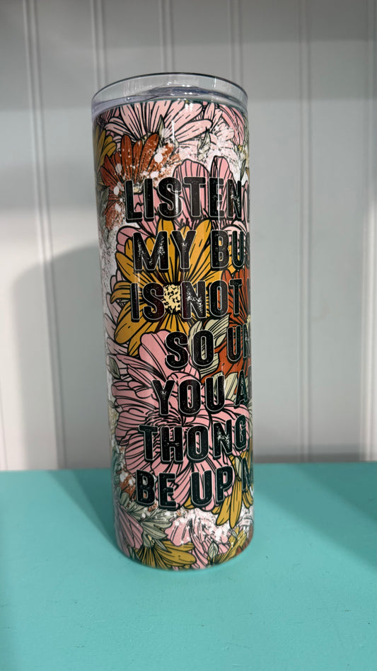 Listen Honey 20oz Insulated