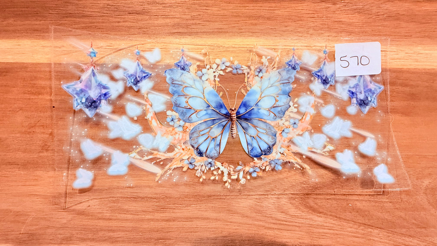 #570 Butterfly with Stars