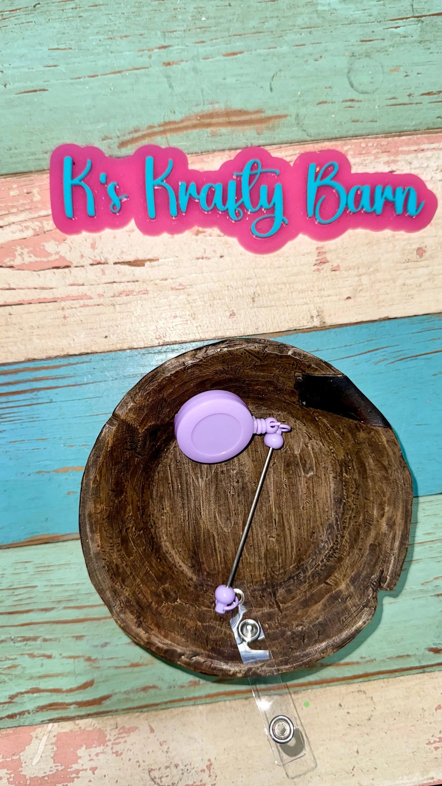Beadable Bar Badge Reels K's Krafty Barn