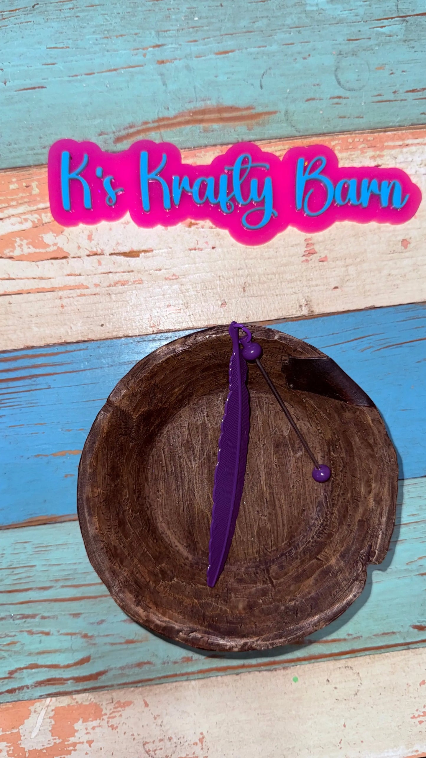 Beadable FEATHER Bookmarks K's Krafty Barn