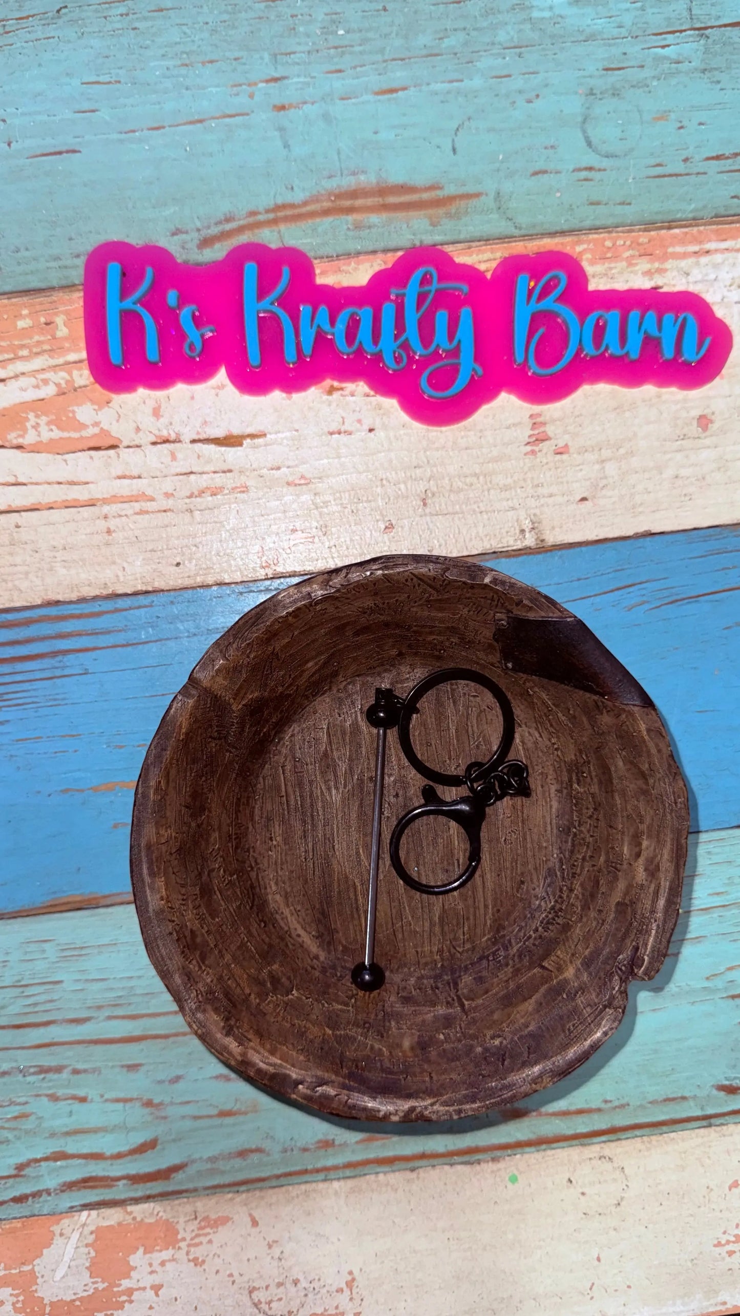 Beadable Bar Keychains K's Krafty Barn