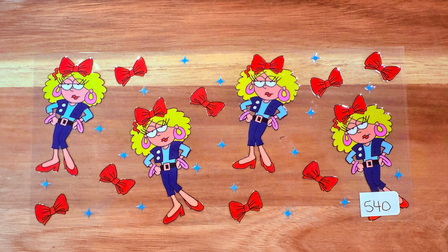 #540 Lizzie with red bows