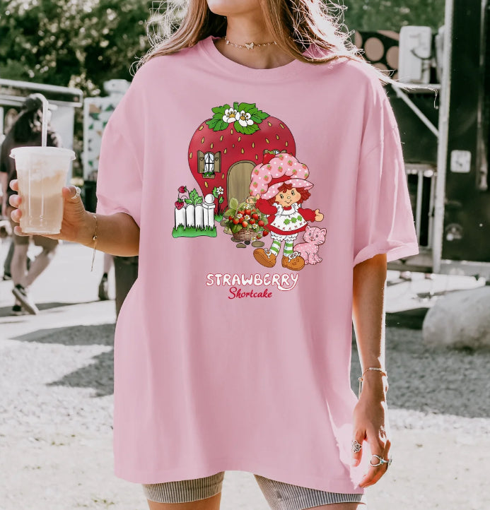 Strawberry Shortcake With Cat