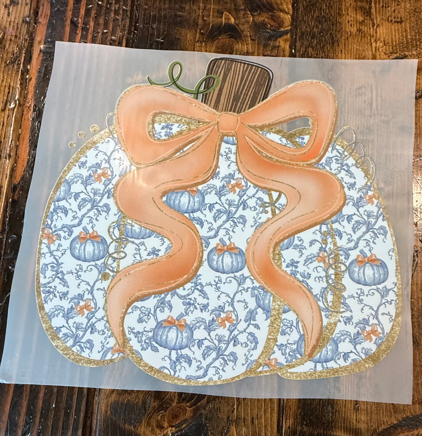 Orange and Blue Pumpkin