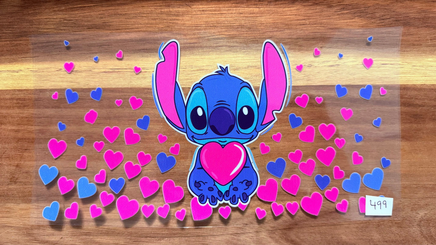 #499 Blue Alien Heart