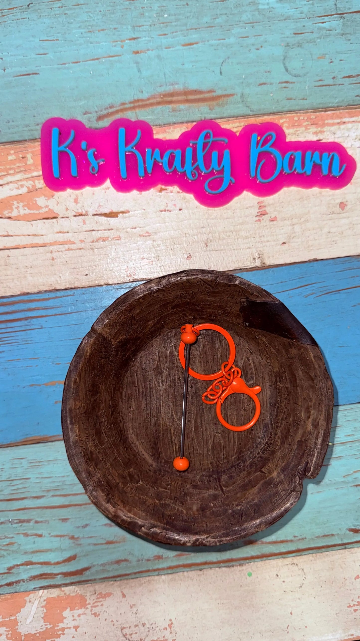 Beadable Bar Keychains K's Krafty Barn