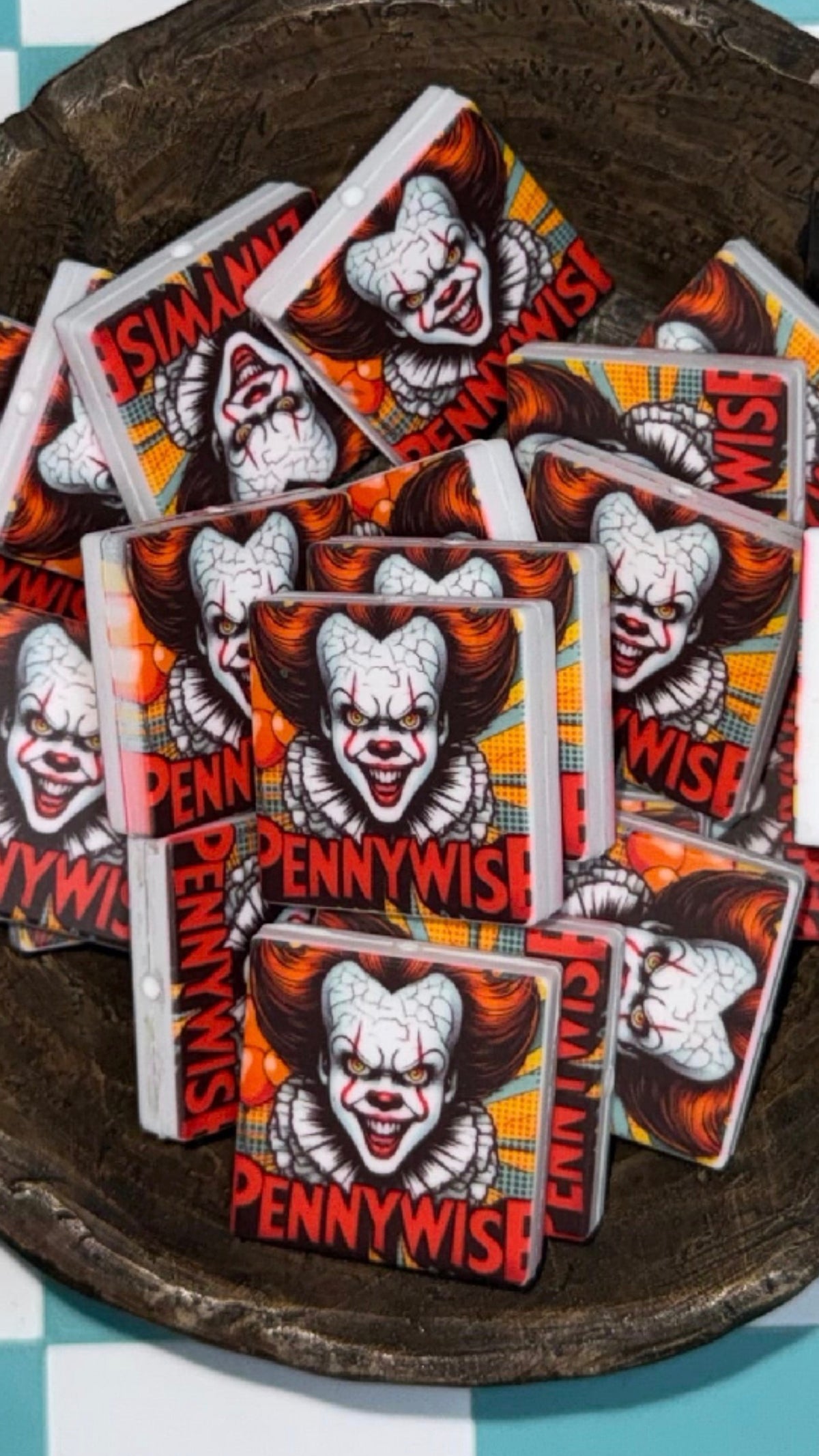 Halloween Silicone Focal Bead-Penny Comic