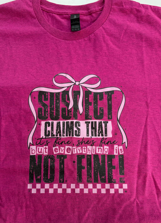 Suspect Claims XL Gildan Softstyle