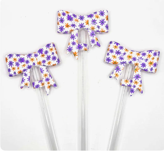 Bow Straw topper K's Crafty Vibes Co.
