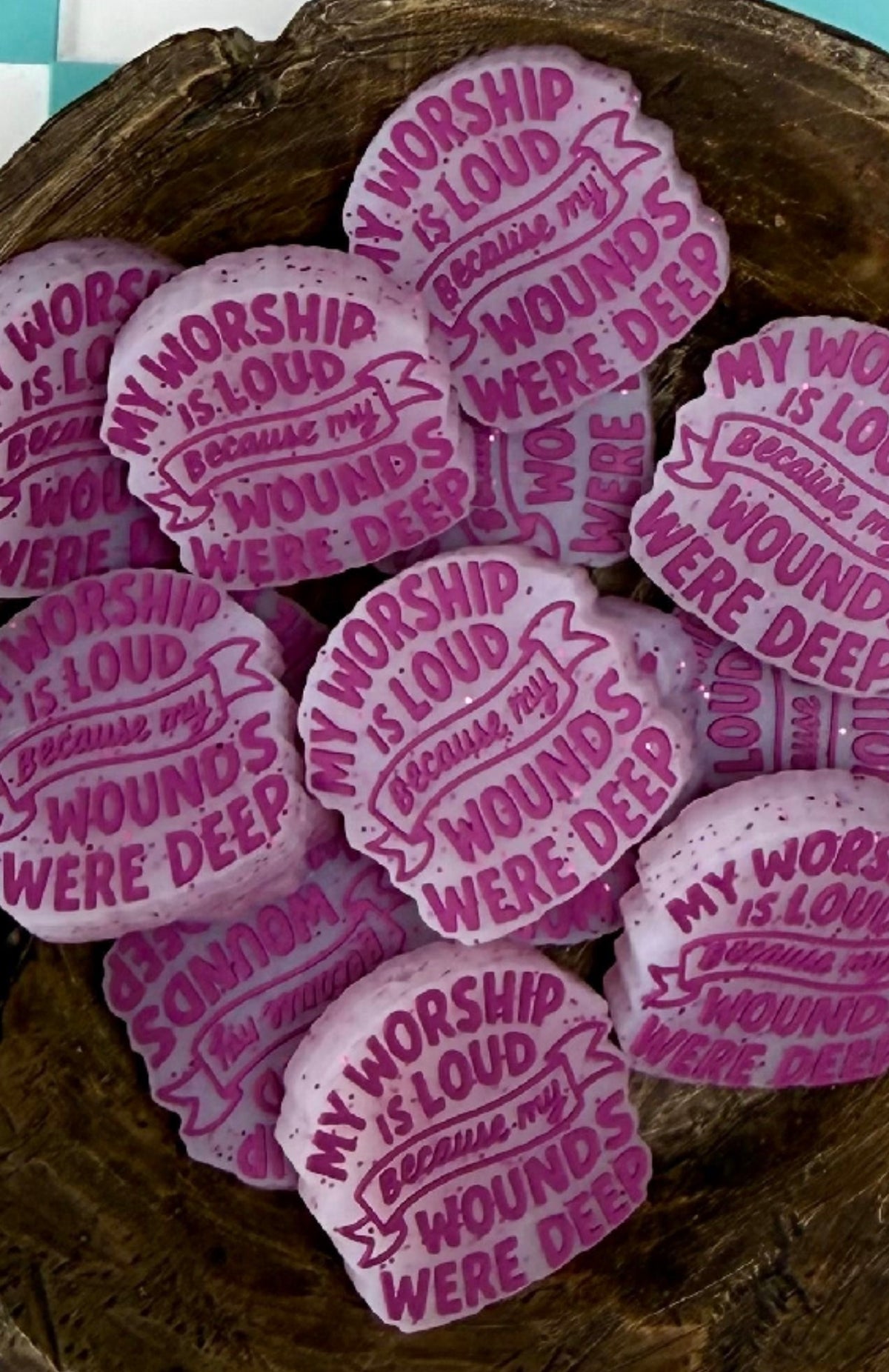 EXCLUSIVE Silicone Focal Bead- My Worship is Loud