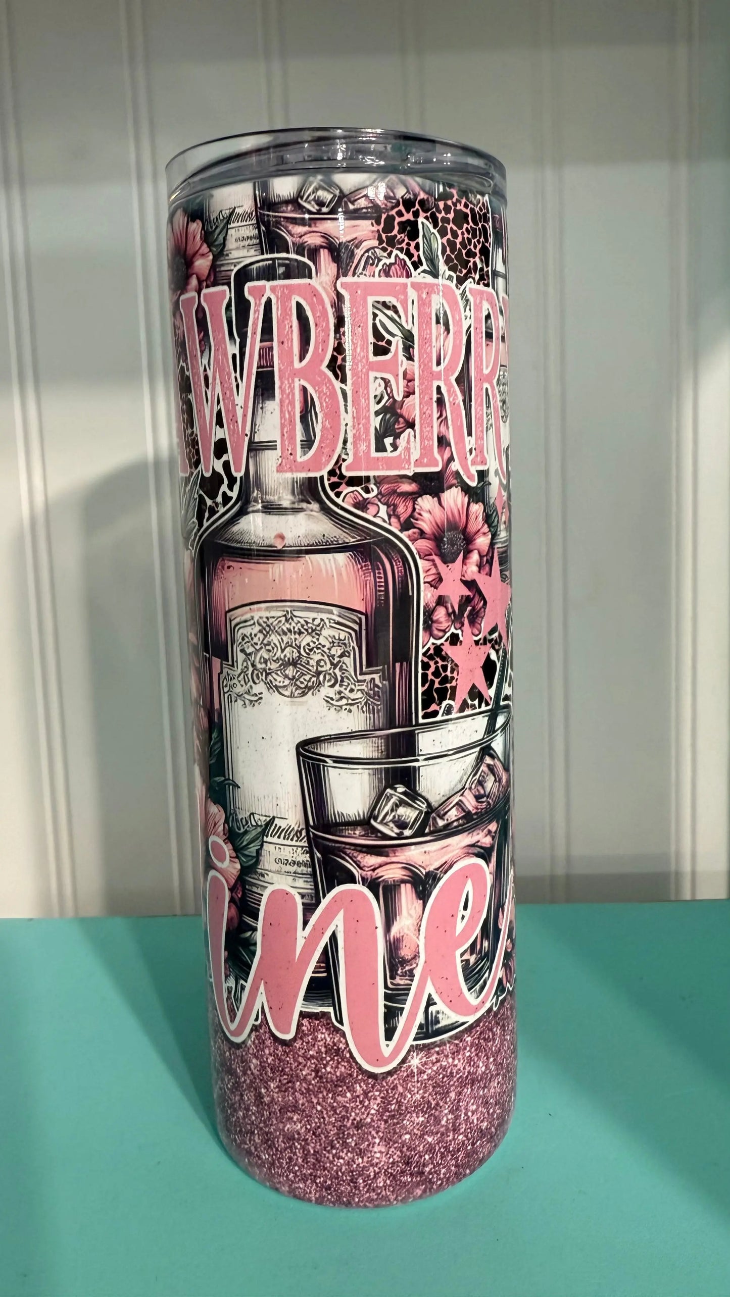 Strawberry Wine 20oz Insulated K's Krafty Barn