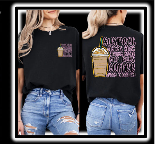 Suspect Claims Shes Broke But Buys Coffee Every Morning