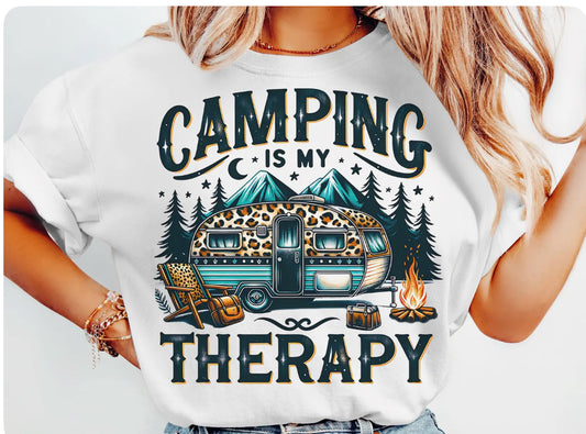 Camping Is My Therapy (Leopard)
