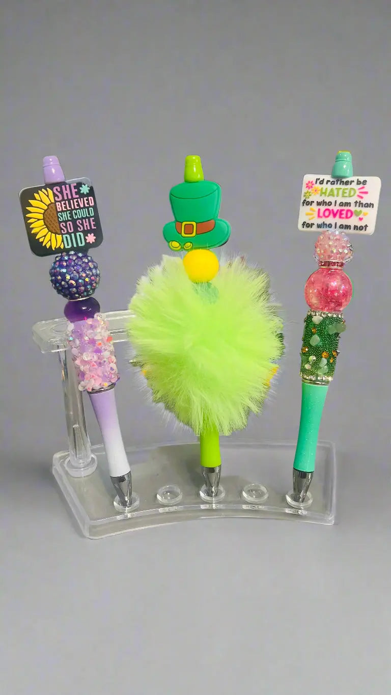 TIK-TOK Custom FANCY Pen Lineup/Claimsš©· Buy 10 get 1 FREE! K's Crafty Vibes Co.
