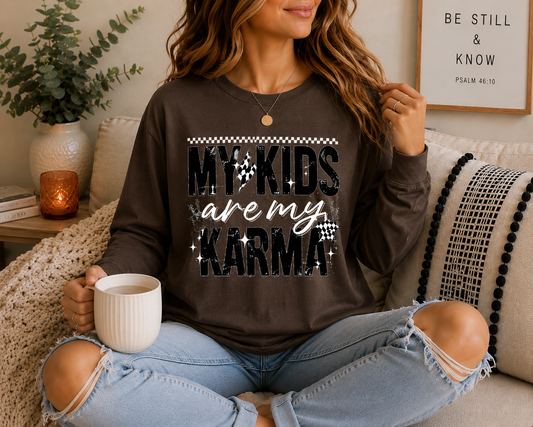 My Kids Are My Karma Long Sleeve K's Krafty Barn
