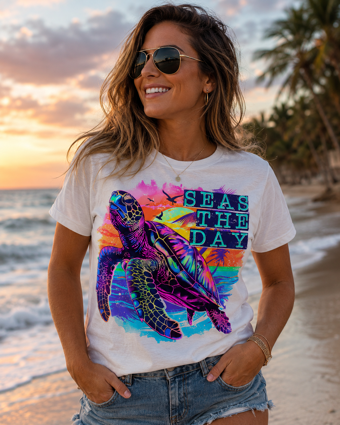 Seas The Day Graphic Tee