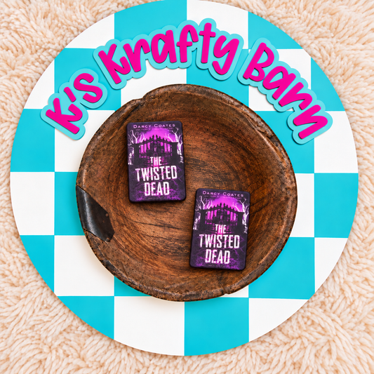 The Twisted Dead Book Silicone Focal Bead | Halloween
