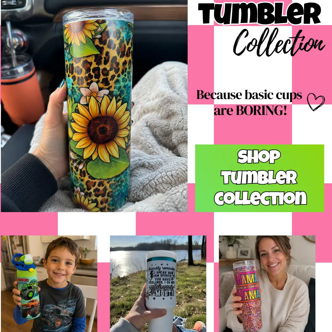 Custom Cups & Tumblers – Insulated, Snowglobe & More K's Krafty Barn