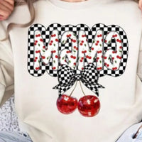 Mama-cherry bow K's Crafty Vibes Co.