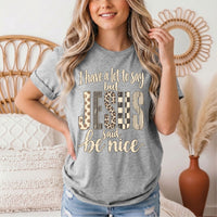 I Have a Lot to Say, but Jesus Says No Christian Graphic Tee