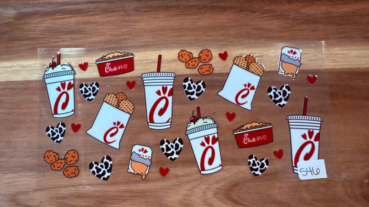 #546 Chick Fil A items
