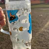 40 oz  Lava drip-Cookie Monster K's Crafty Vibes Co.
