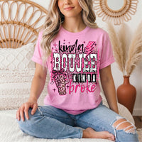 Kinda Boujee Kinda Broke Graphic Tee