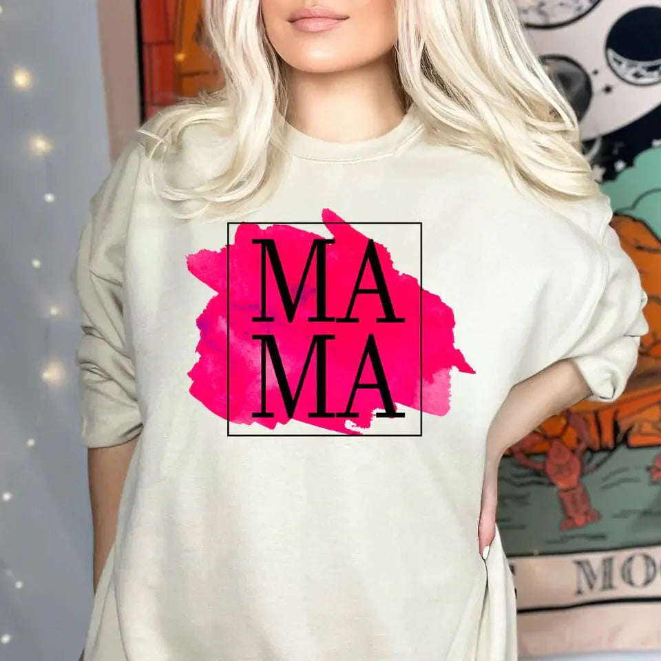 Pink Watercolor Mama Graphic K's Krafty Barn