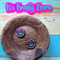 Silicone Focal Bead- Messy bun coffee run country girl K's Krafty Barn
