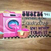 #941 Complains about laundry K's Krafty Barn