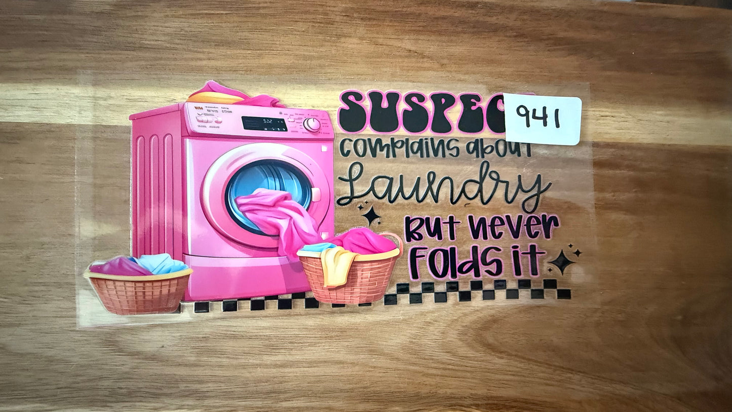 #941 Complains about laundry
