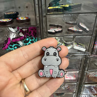 Silicone Focal Bead- Hippo K's Krafty Barn