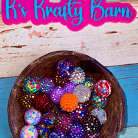 Wholesale Acrylic 20mm Rhinestone Bead Mixes K's Krafty Barn