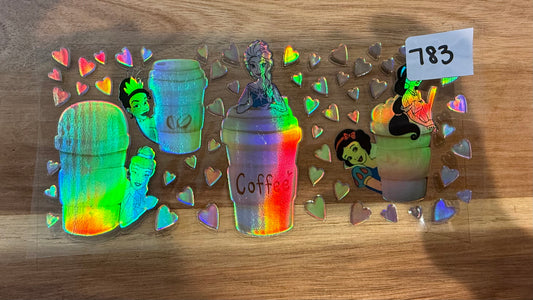 #783 Princess Coffee Holographic