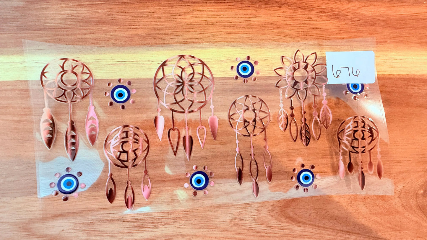 #676 Evil Eye Suncatcher K's Krafty Barn