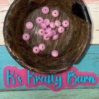 12mm Silicone Lentil spacers for beadable items-20pk K's Krafty Barn
