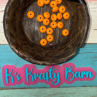 12mm Silicone Lentil spacers for beadable items-20pk K's Krafty Barn