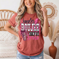 Kinda Boujee Kinda Broke Graphic Tee